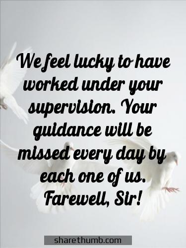words to say goodbye to a work colleague